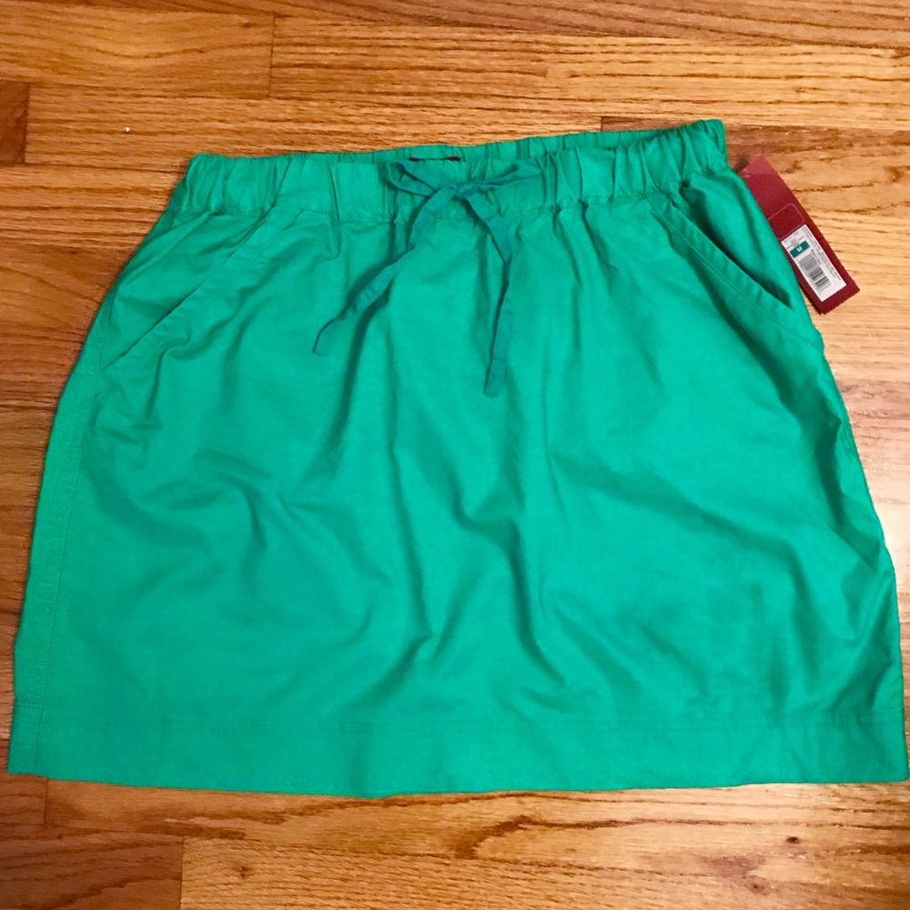 Green Cotton Mini Skirt by Merona